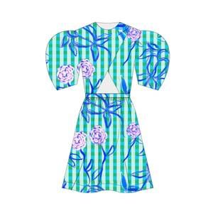 NEW DE LORETA women's gisel dress in multicolor